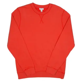 Sunspel - Loopback Sweatshirt - Booth Red