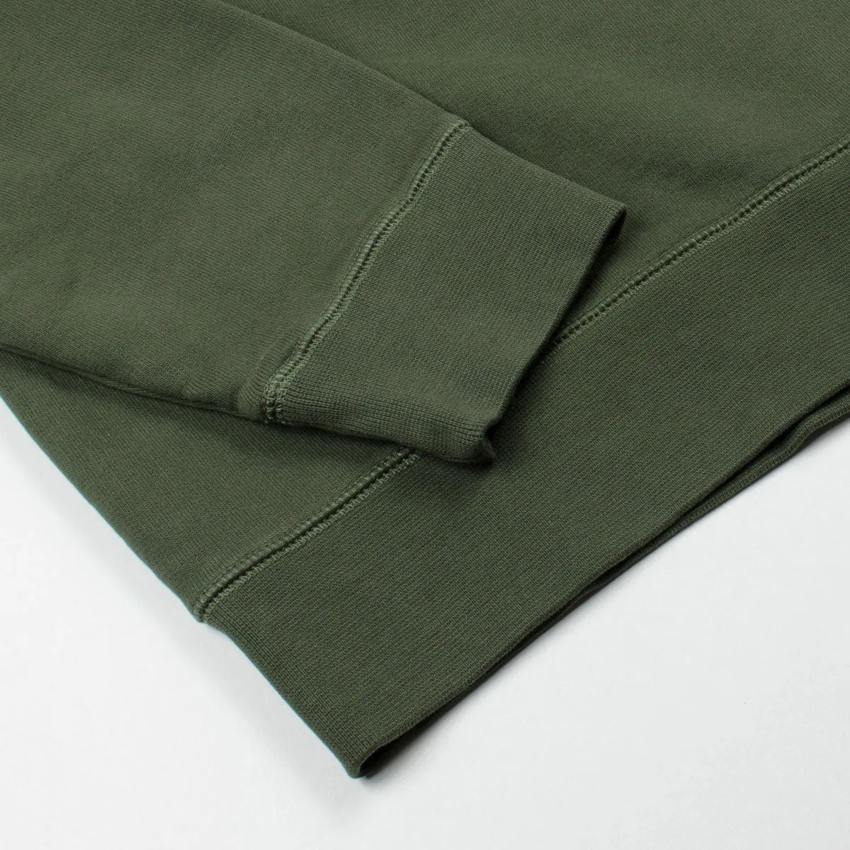 Sunspel - Loopback Sweatshirt - Dark Olive