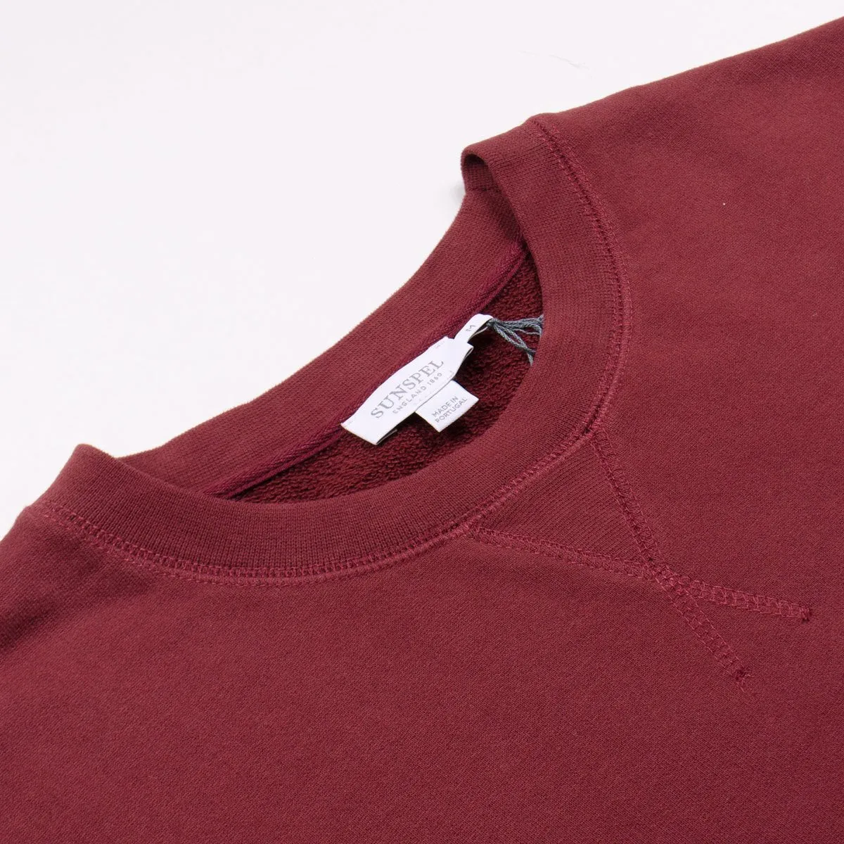 Sunspel - Loopback Sweatshirt - GF Claret