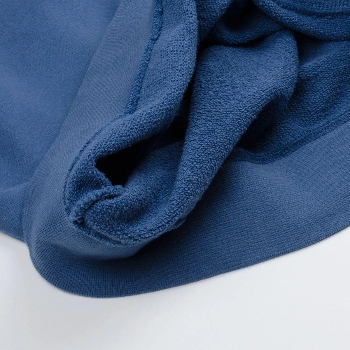 Sunspel - Loopback Sweatshirt - Smoke Blue