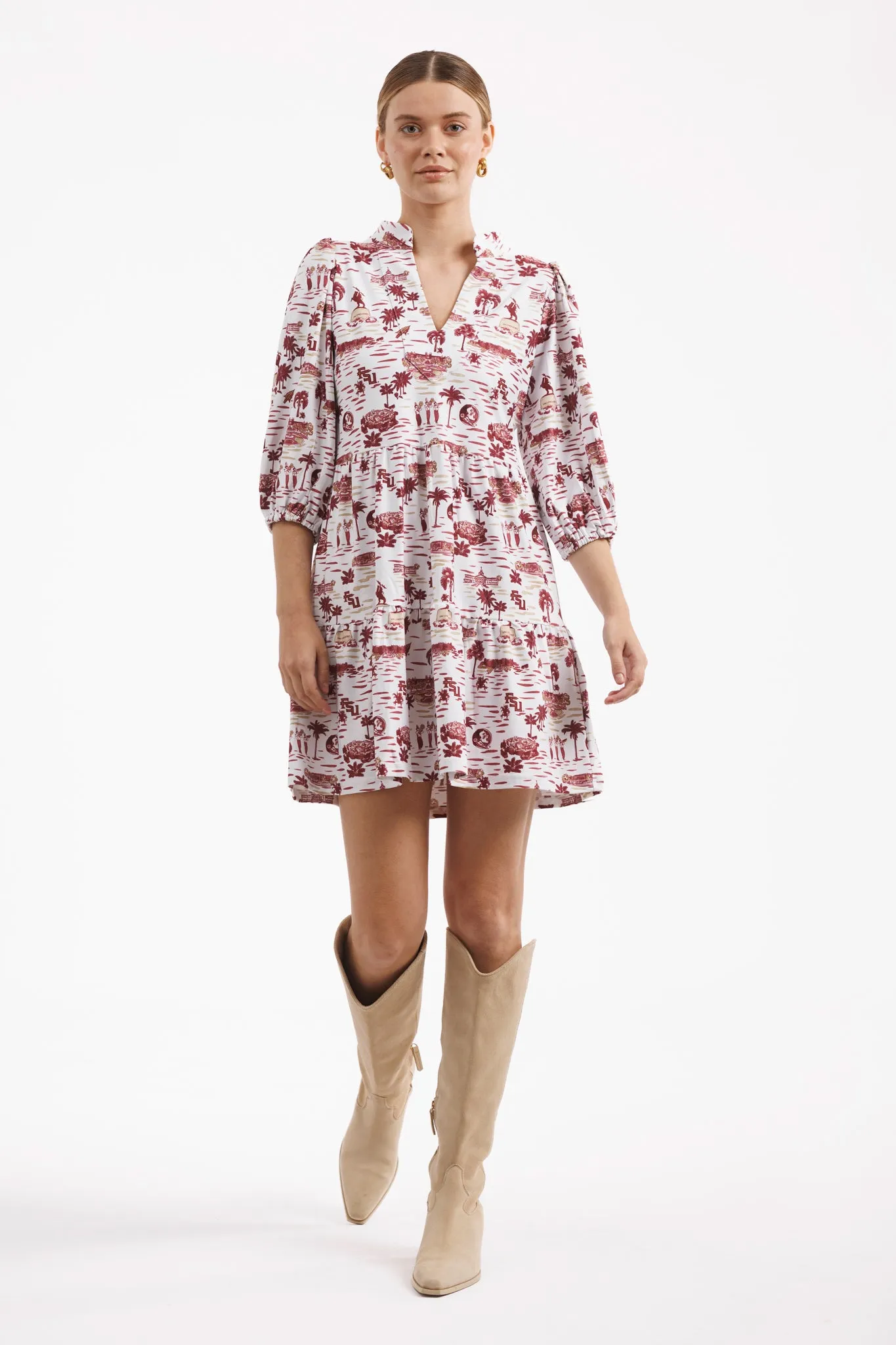 Tailgate Collection Tory Dress - Florida State Toile