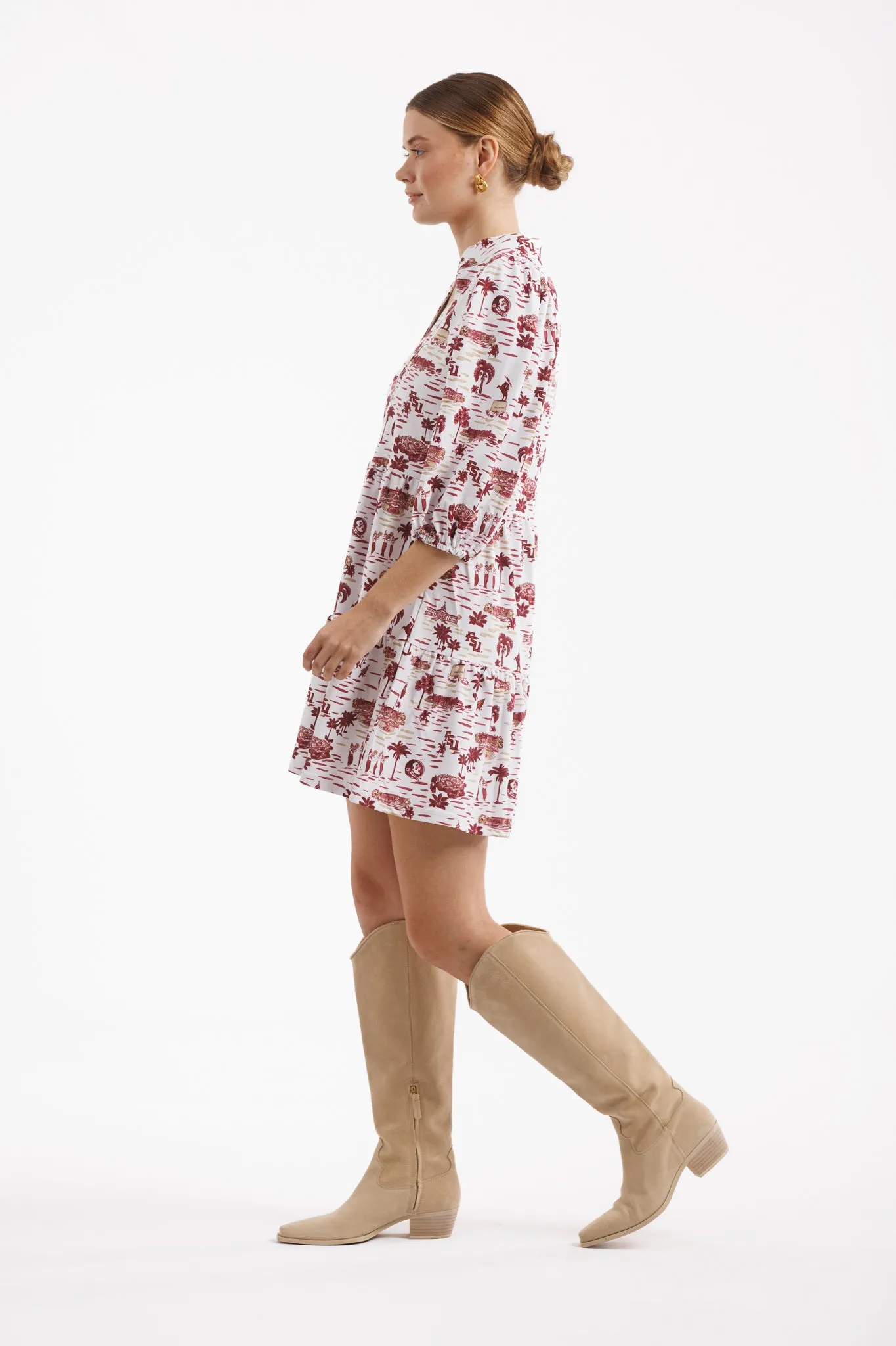 Tailgate Collection Tory Dress - Florida State Toile