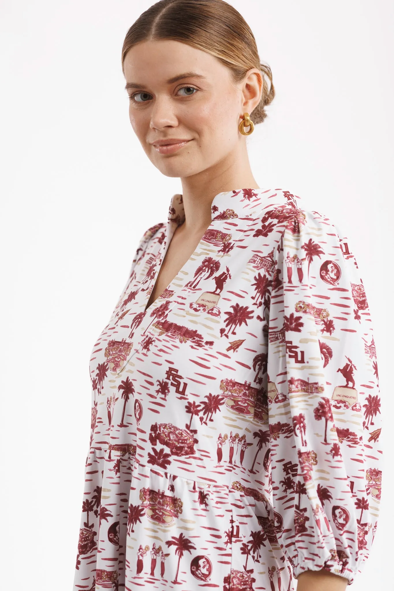 Tailgate Collection Tory Dress - Florida State Toile