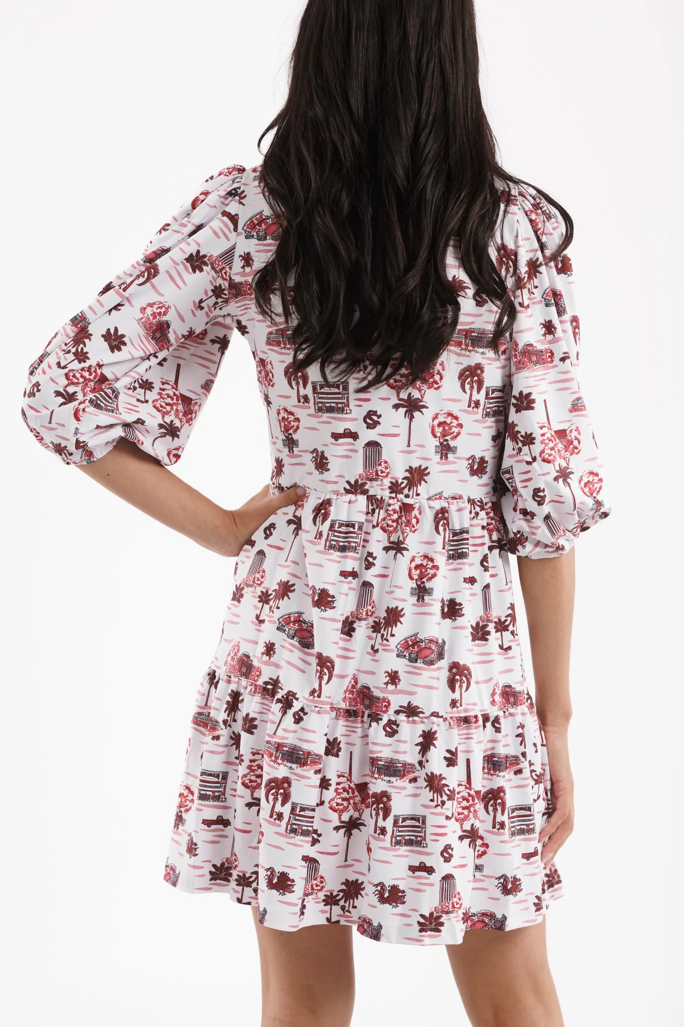 Tailgate Collection Tory Dress - Gamecock Toile