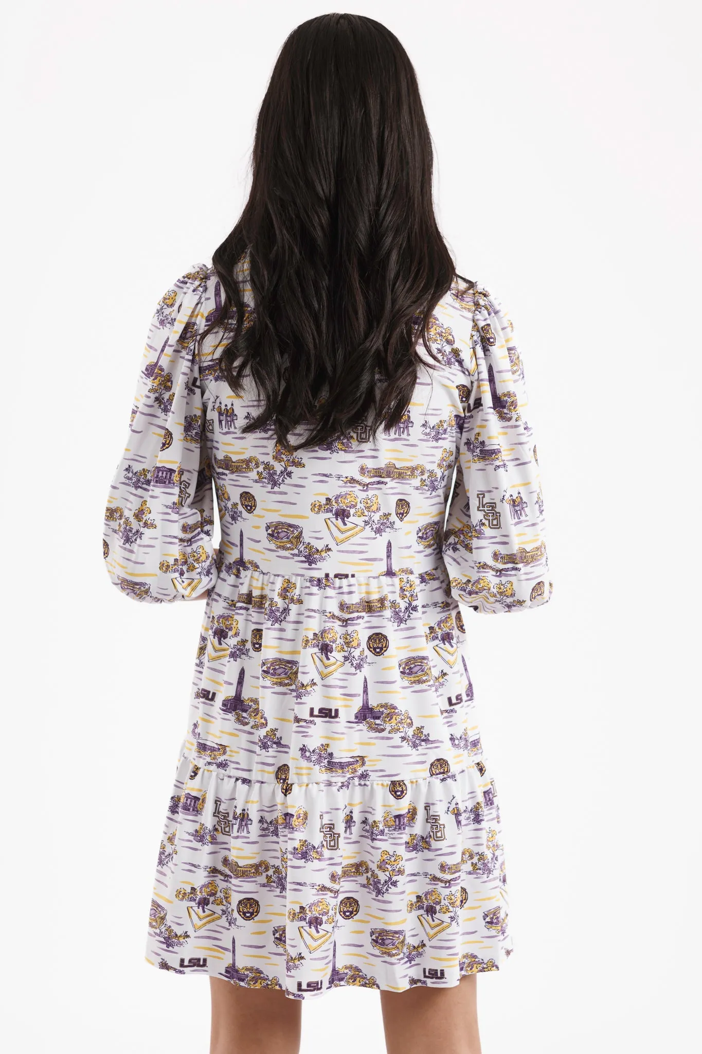 Tailgate Collection Tory Dress - LSU Toile