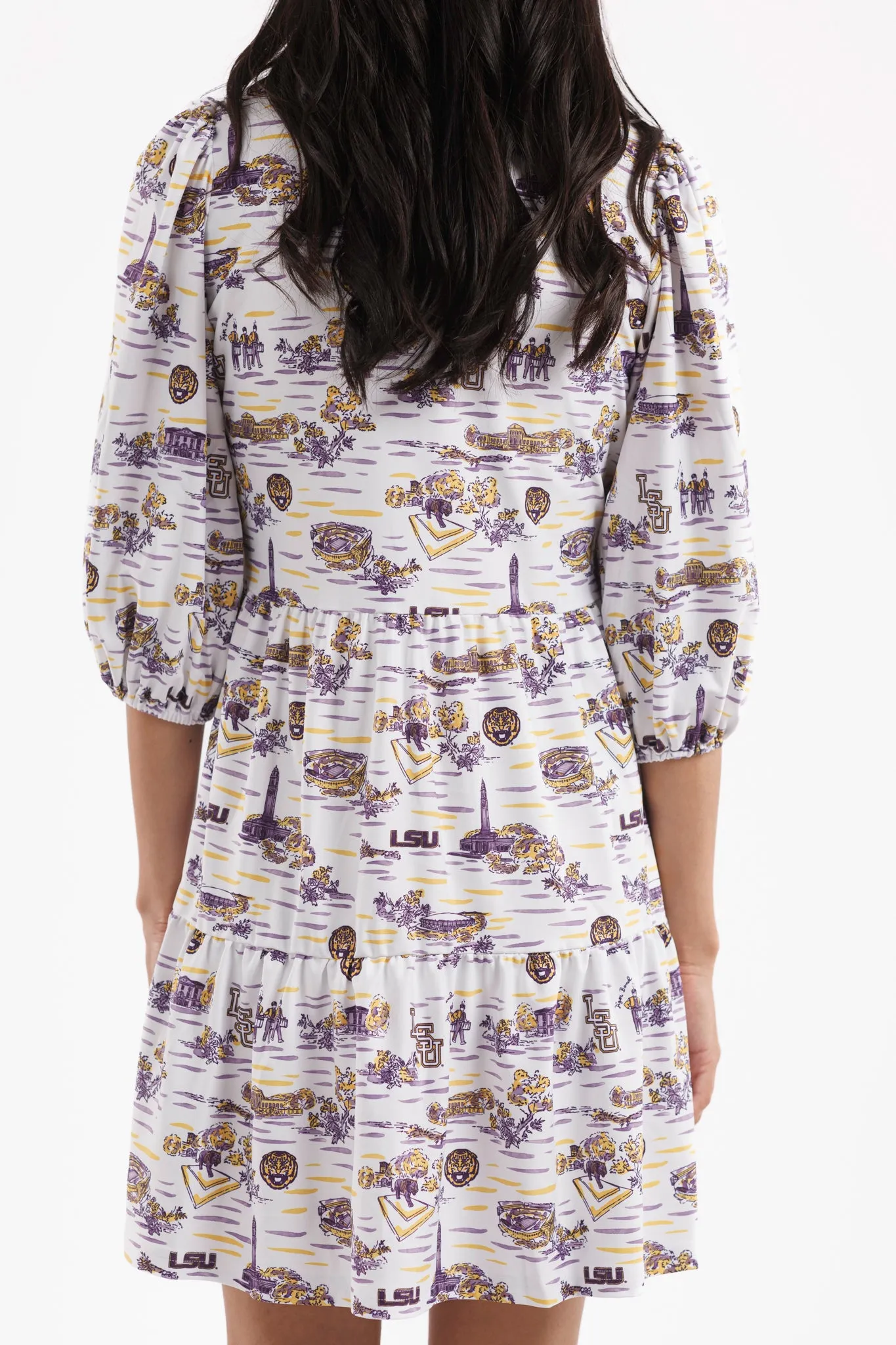 Tailgate Collection Tory Dress - LSU Toile