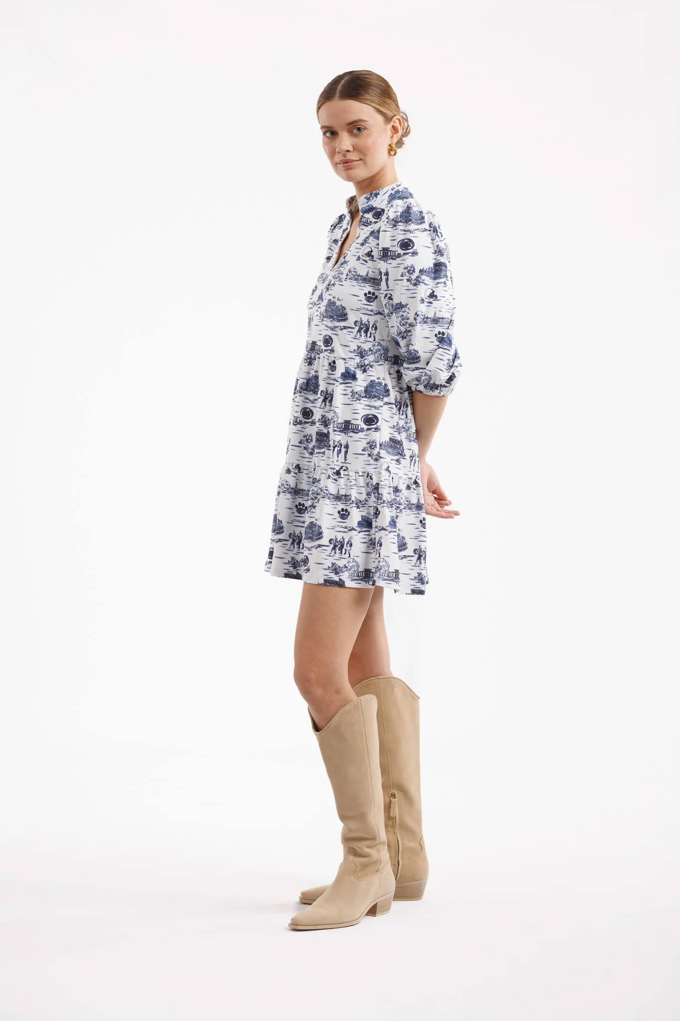 Tailgate Collection Tory Dress - Penn State Toile