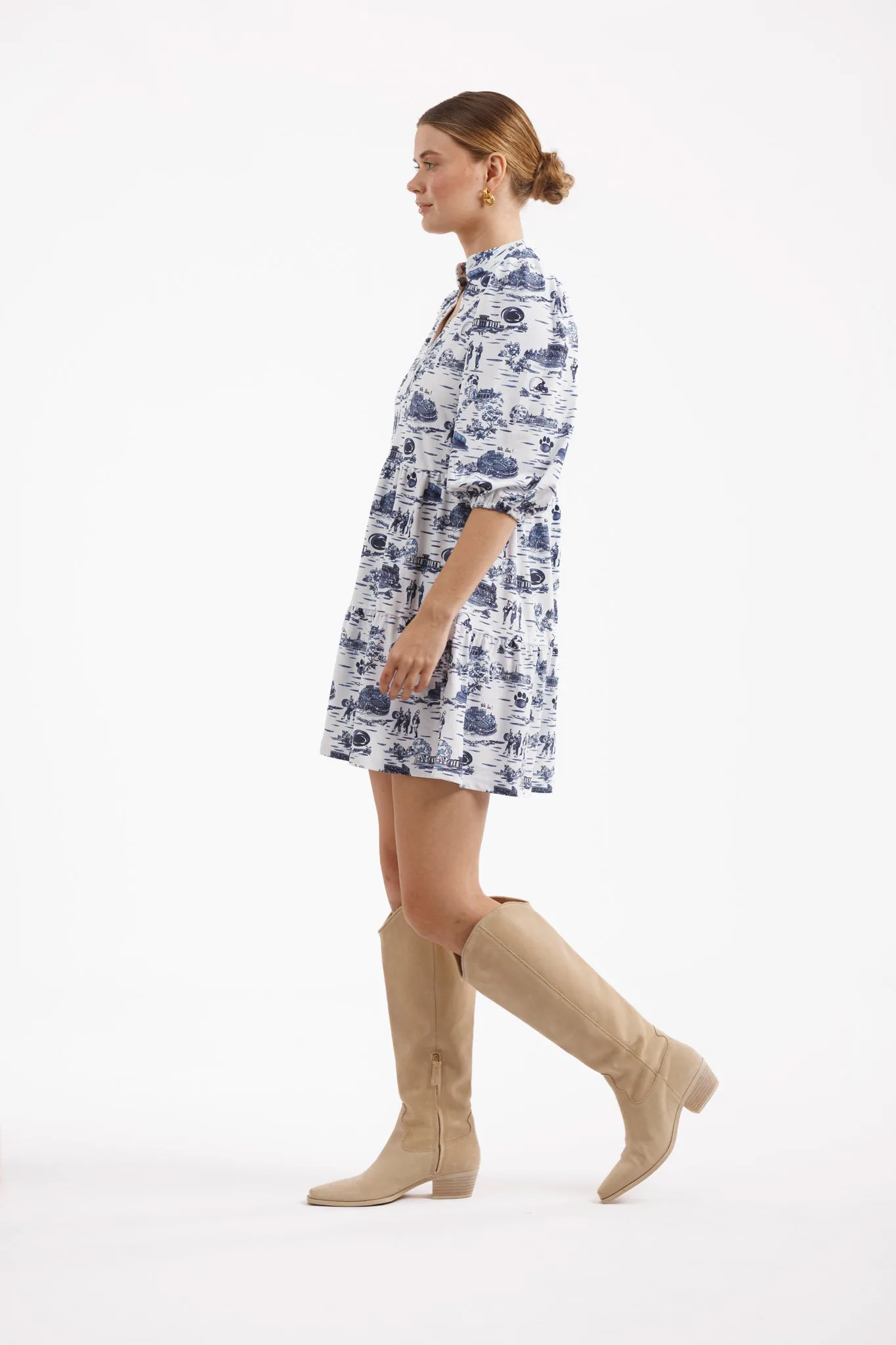 Tailgate Collection Tory Dress - Penn State Toile