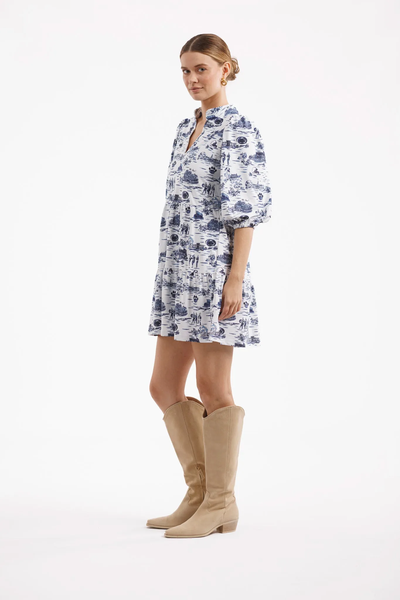 Tailgate Collection Tory Dress - Penn State Toile