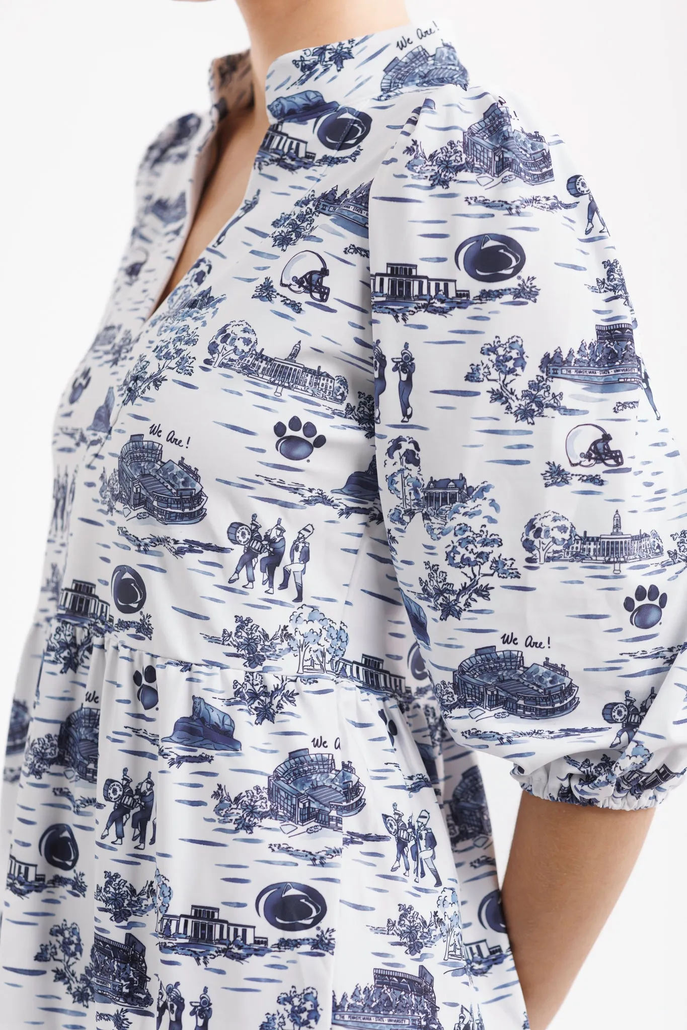 Tailgate Collection Tory Dress - Penn State Toile