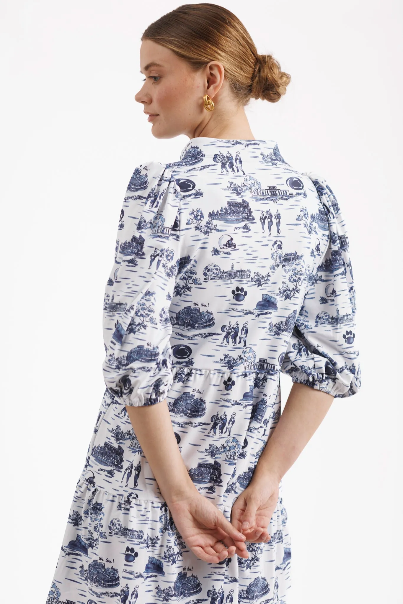 Tailgate Collection Tory Dress - Penn State Toile