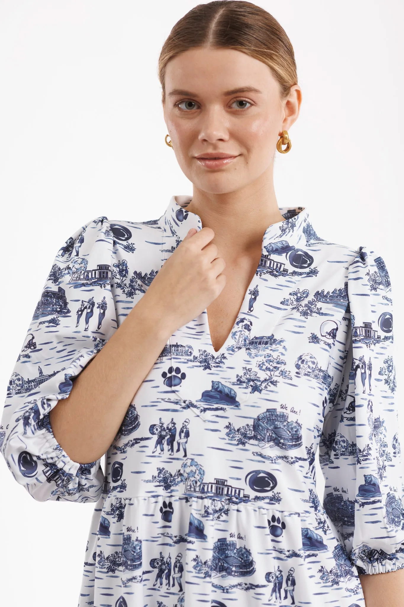 Tailgate Collection Tory Dress - Penn State Toile