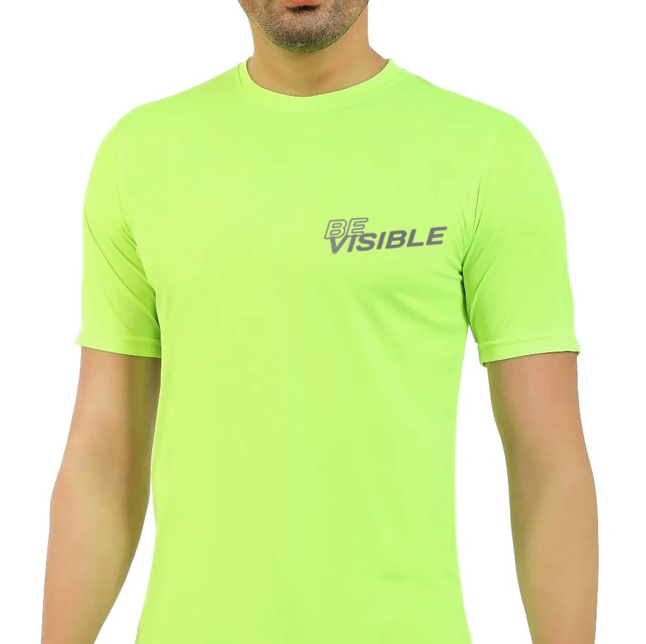 Triquip BeVisible Running Jersey Men Half Sleeves