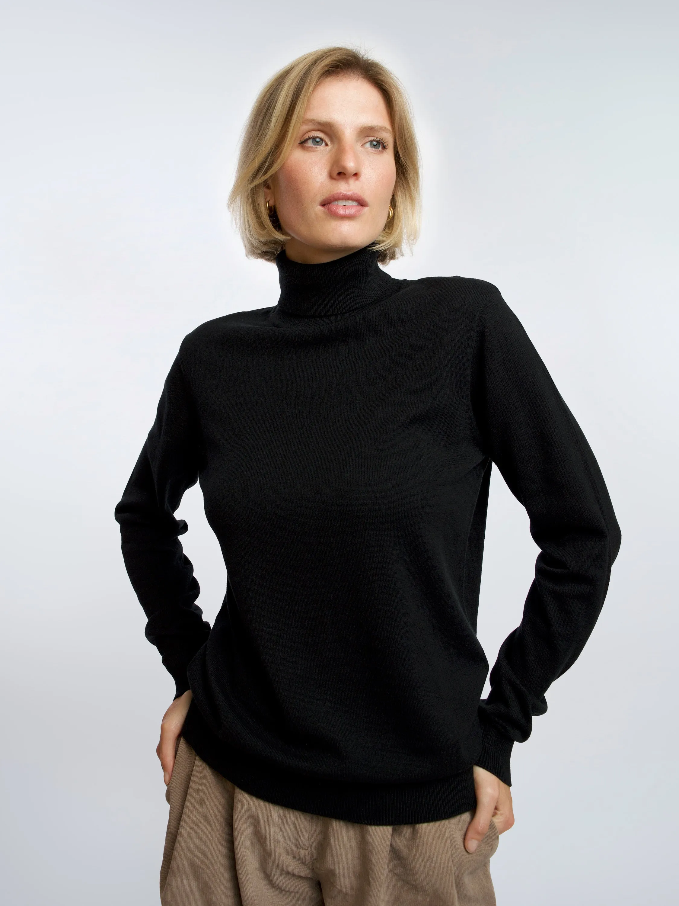 Turtleneck jumper 60/40