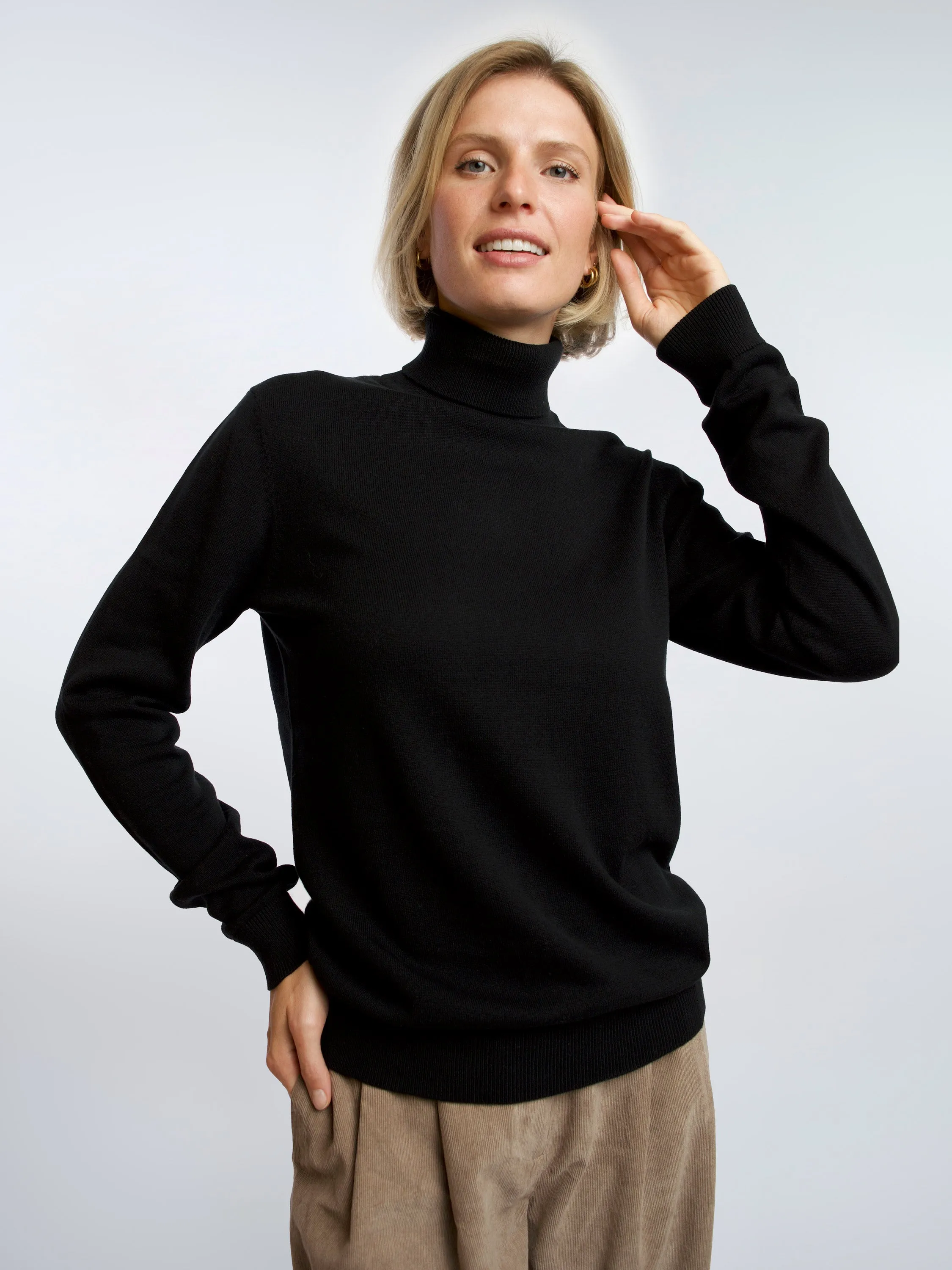 Turtleneck jumper 60/40