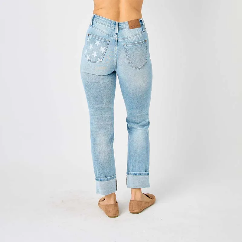 USA Pocket Boyfriend Jeans