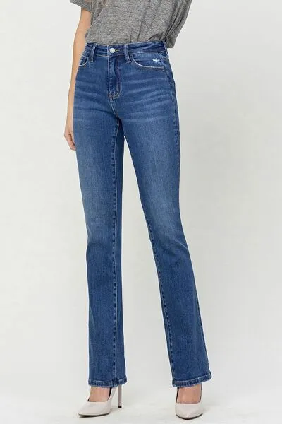 Vervet by Flying Monkey High Waist Bootcut Jeans (Online Exclusive)