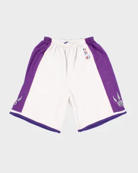 Vintage Toronto Raptors x Champion Basketball Shorts - L