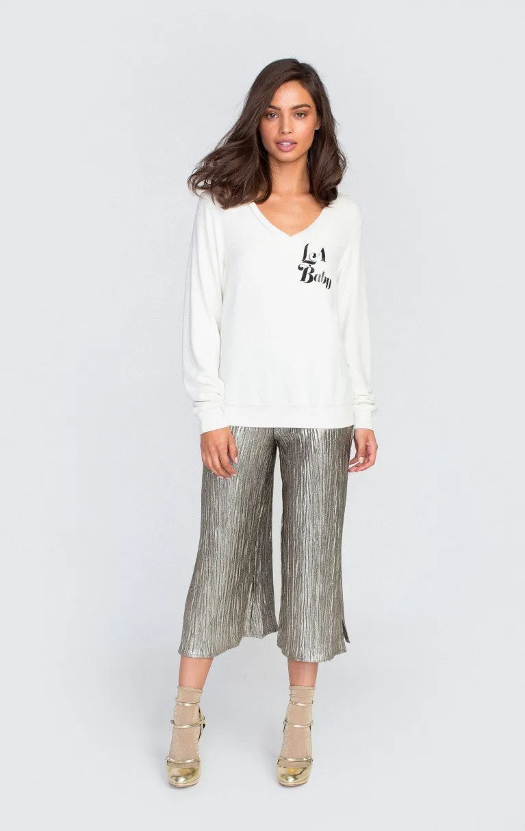 Wildfox LA Baby Baggy Beach V Sweater