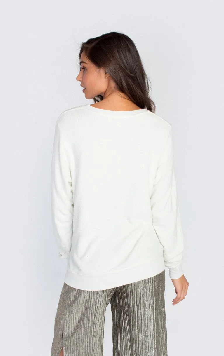 Wildfox LA Baby Baggy Beach V Sweater