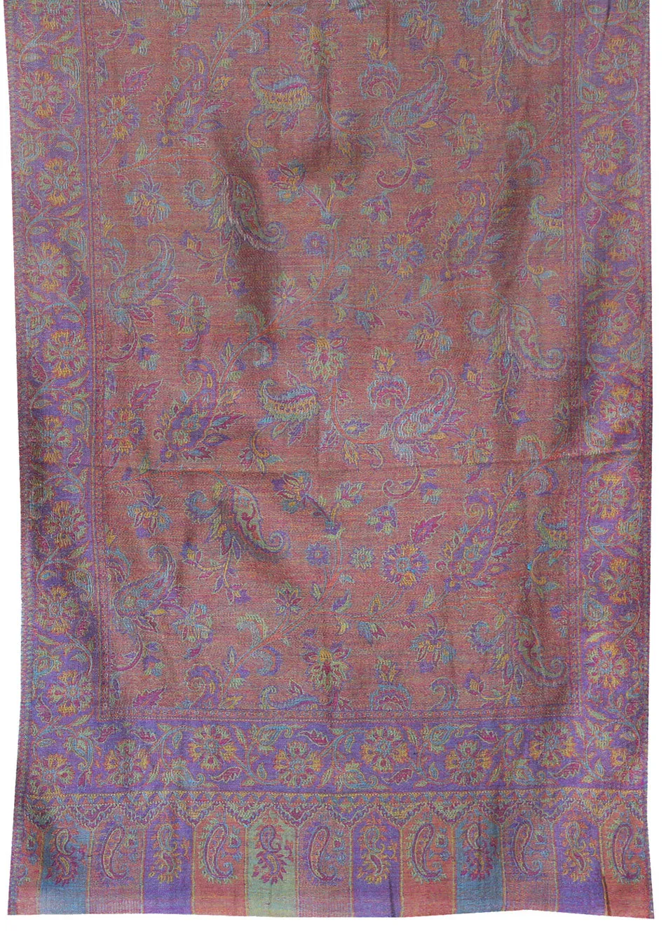 Womens Paisley Scarf Shawl Wool Indian Clothing (80 x 28 inches)