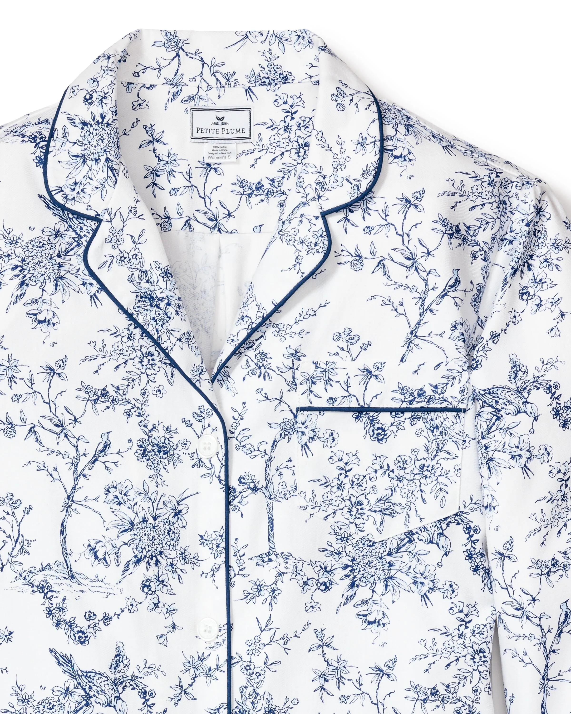 Women's Twill Nightshirt | Timeless Toile