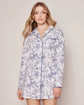 Women's Twill Nightshirt | Timeless Toile