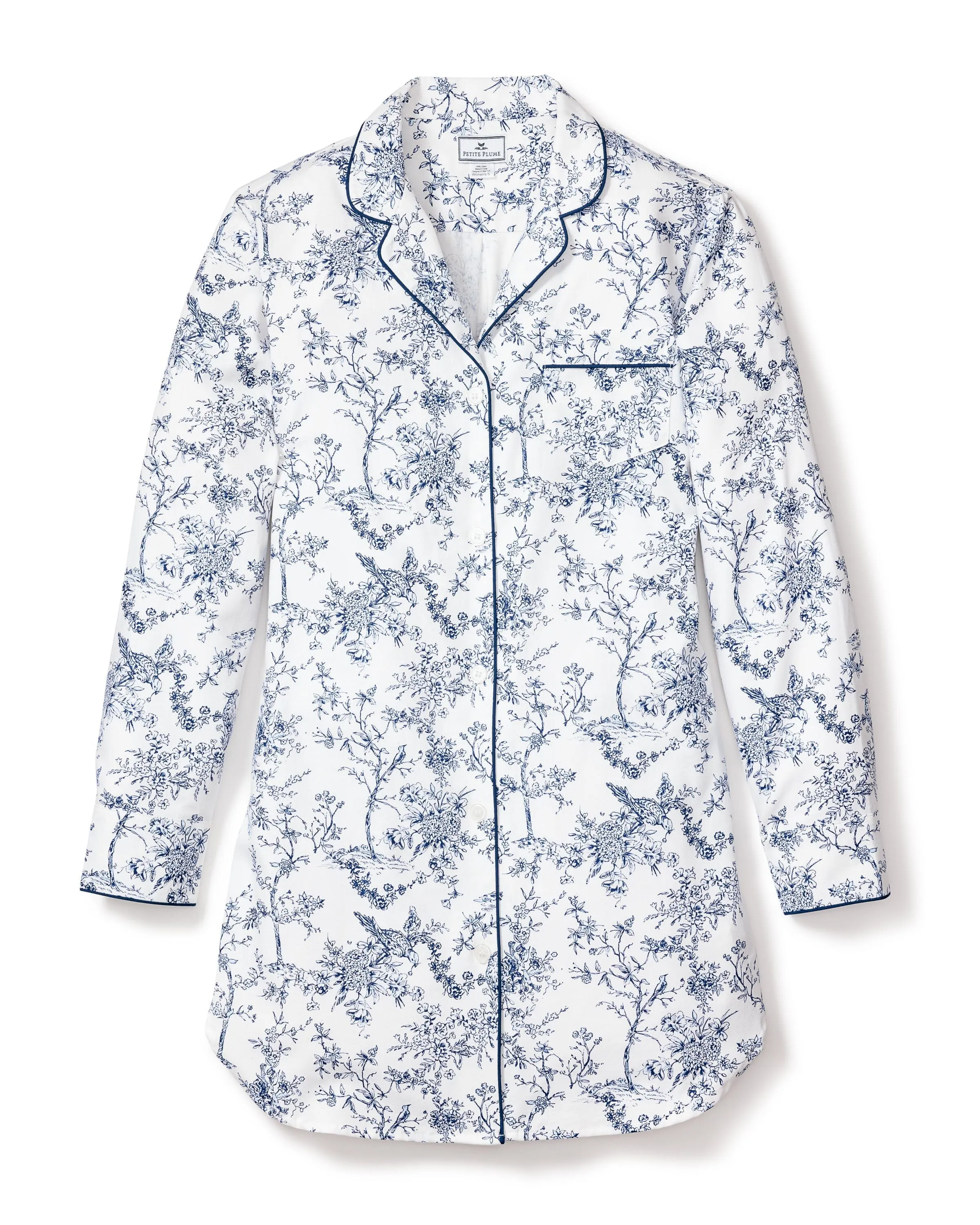 Women's Twill Nightshirt | Timeless Toile