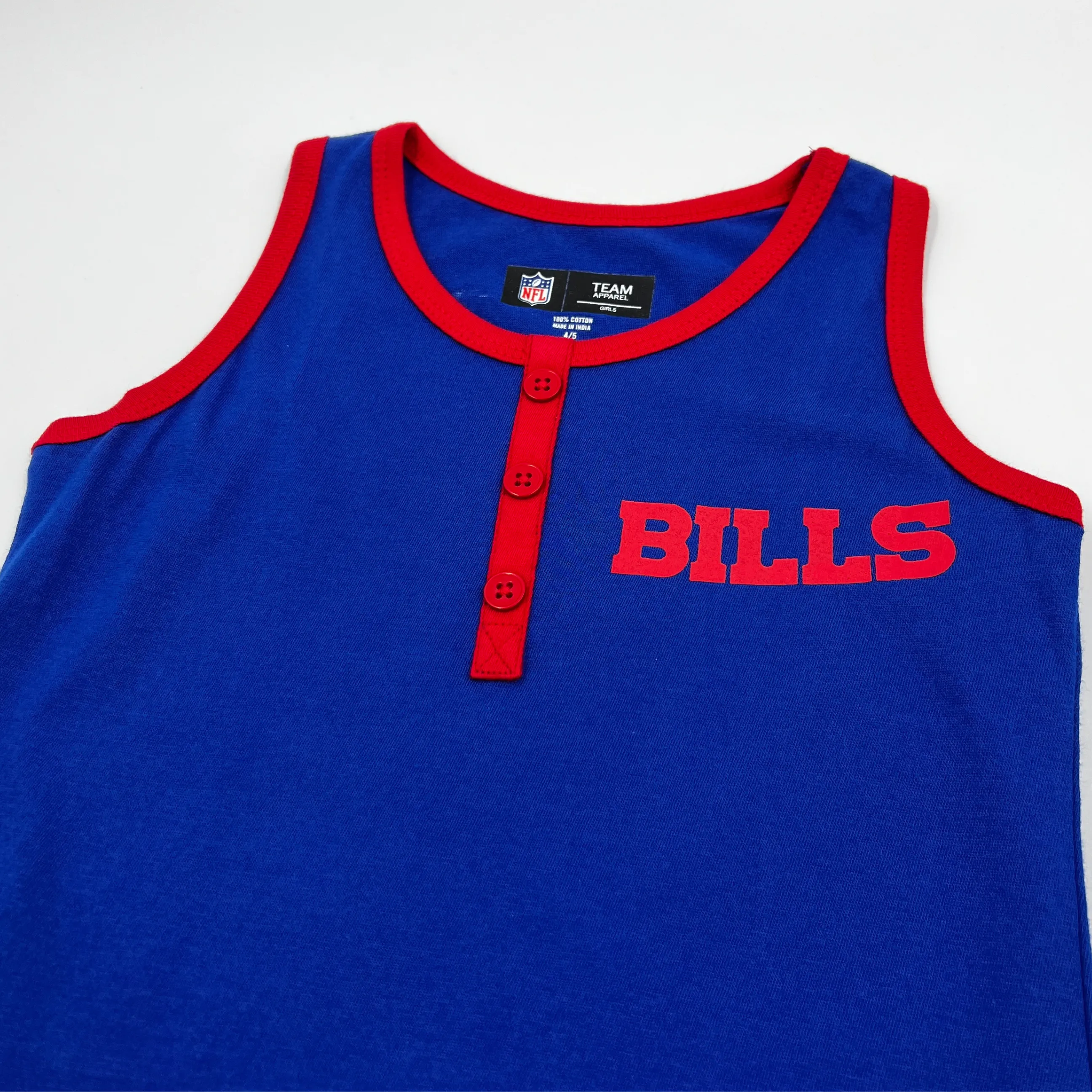 Youth Girls New Era Bills Royal Blue Tank Top